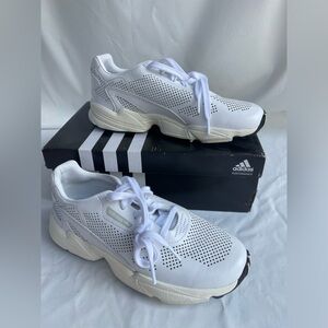 COPY - Adidas Falcon size 8.5 men’s/ 9.5 women’s white leather perforated new